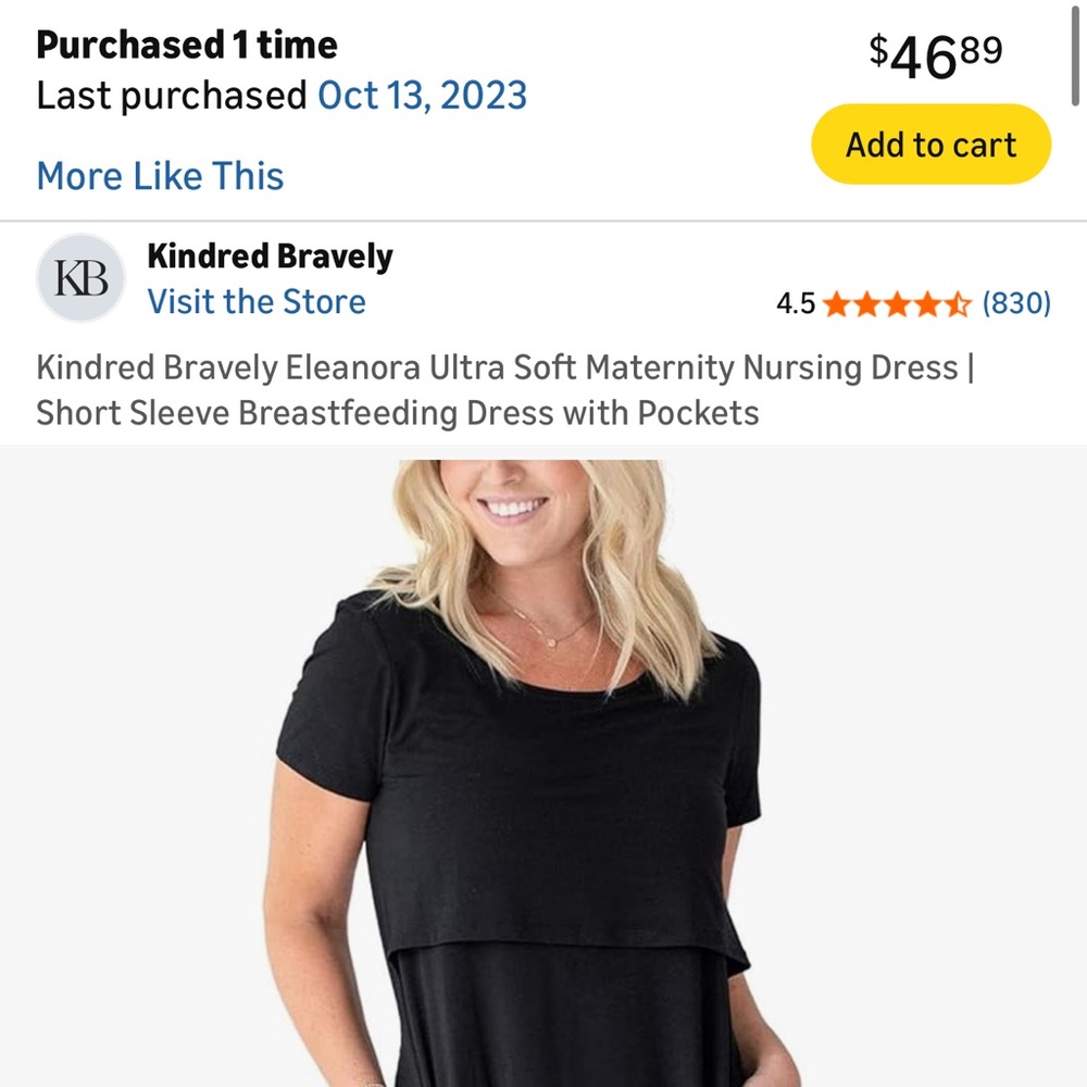 Kindred Bravely nursing dresses - Picture 2 of 2